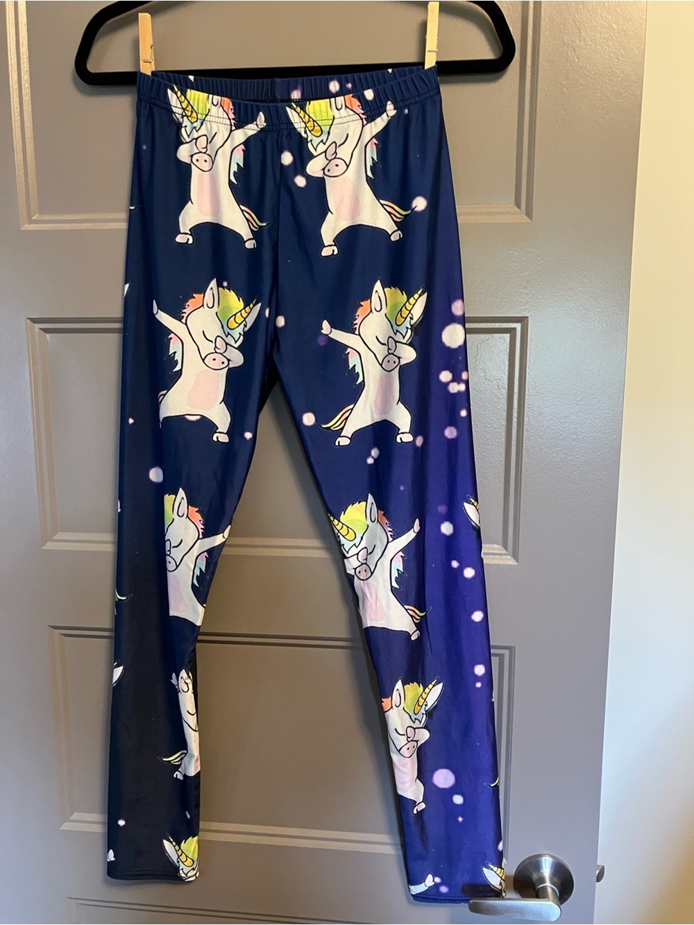Women’s Navy Unicorn Print Leggings